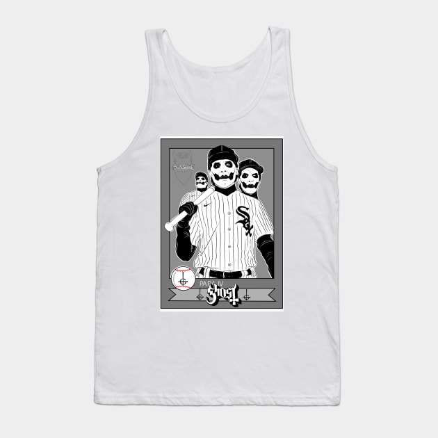Baseball Papa Tank Top by ImSomethingElse